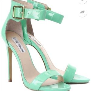 Steve Madden Marlenee Mint Green heel size7.5